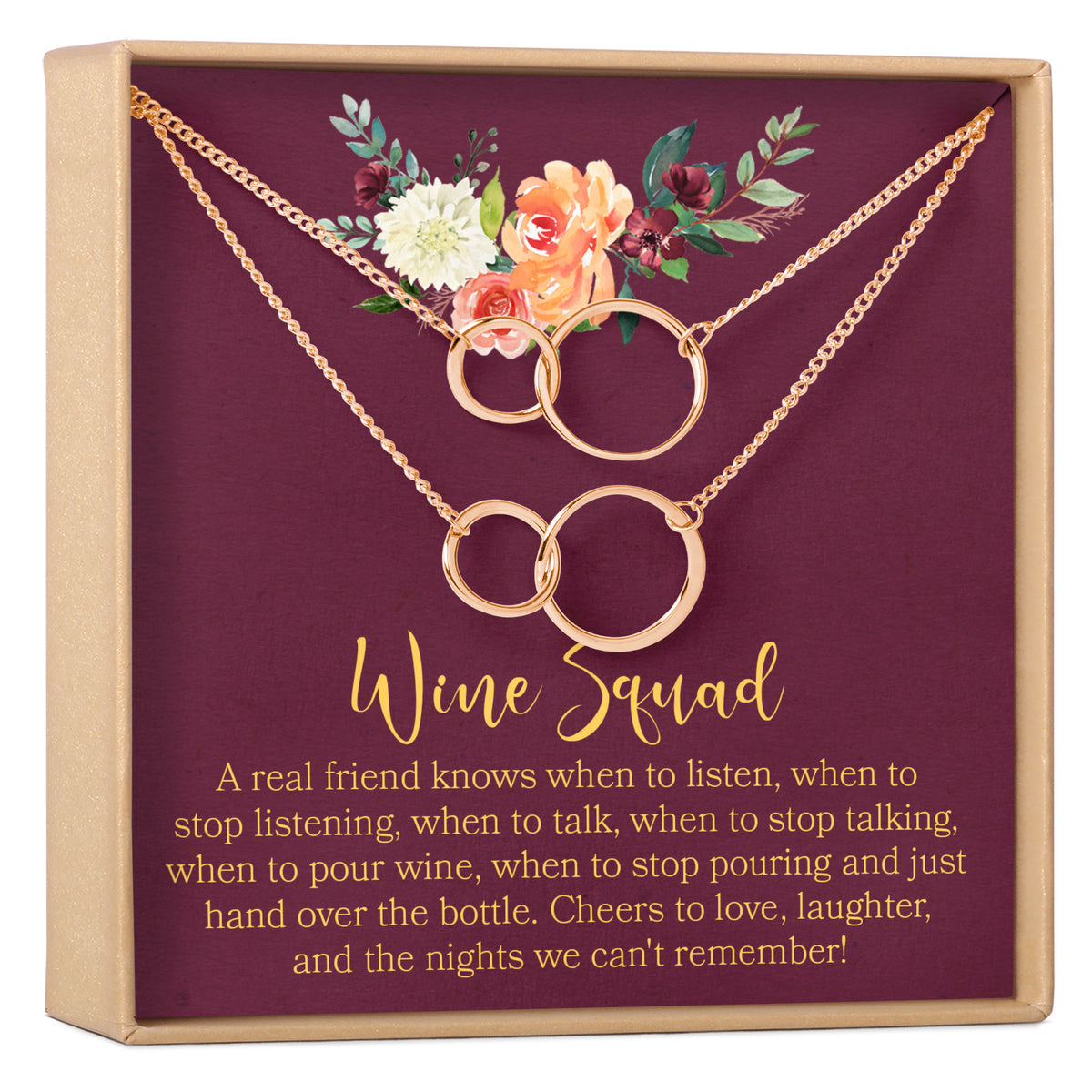 Gift for Wine Lover Necklace