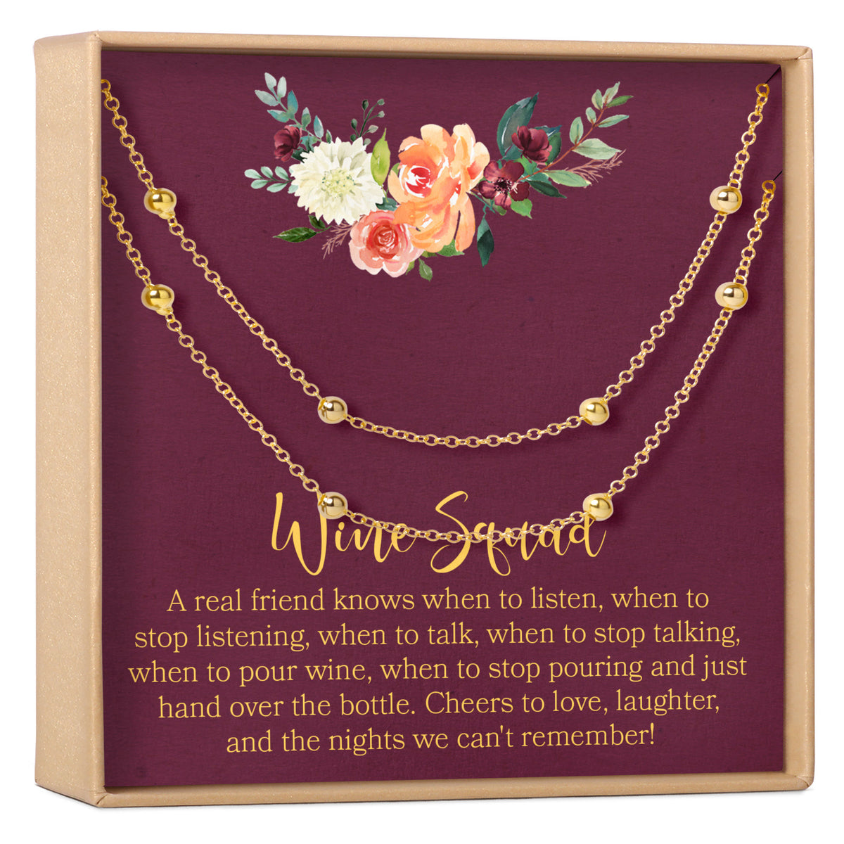Gift for Wine Lover Bracelet