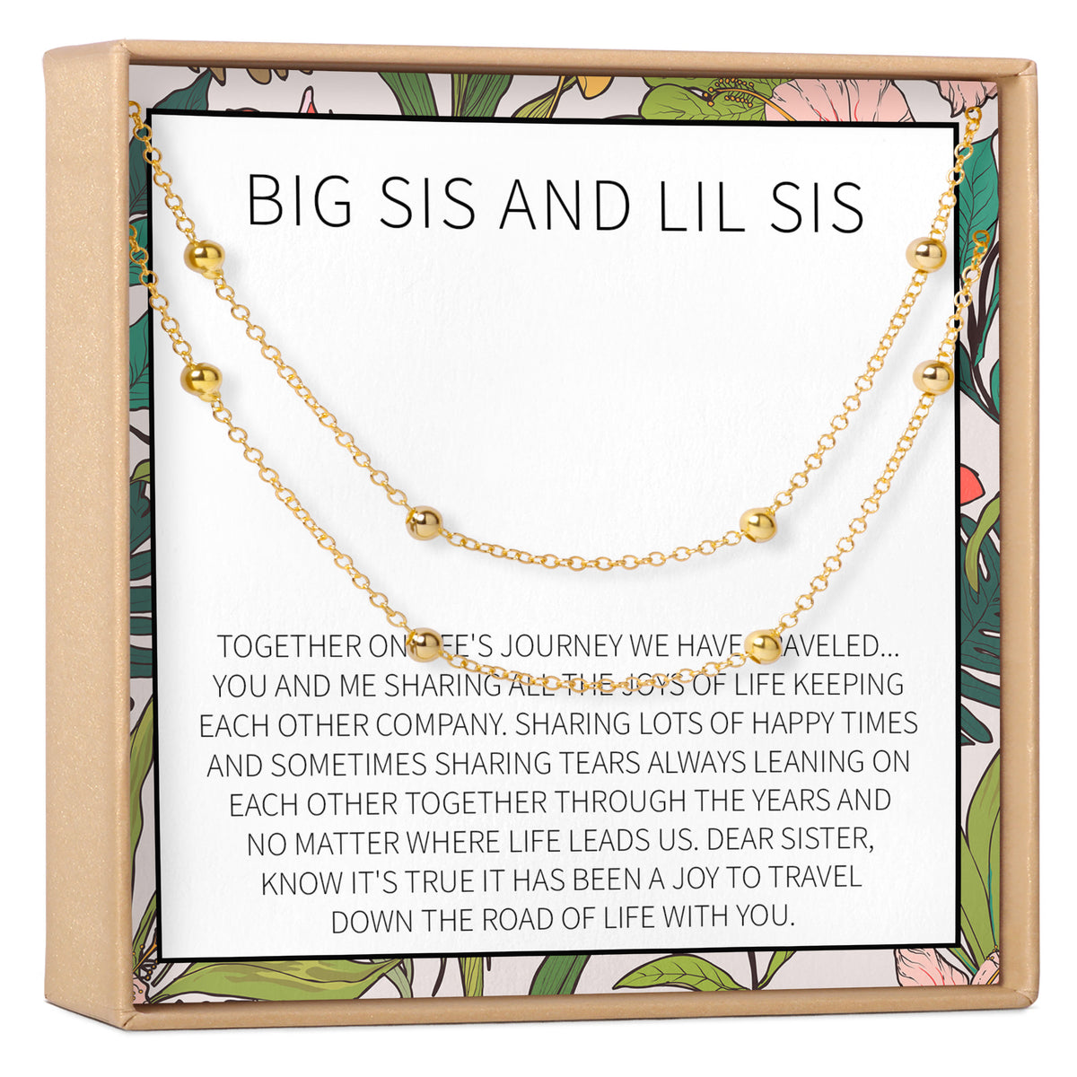 Big Sis Little Sis Dot Bracelet Set