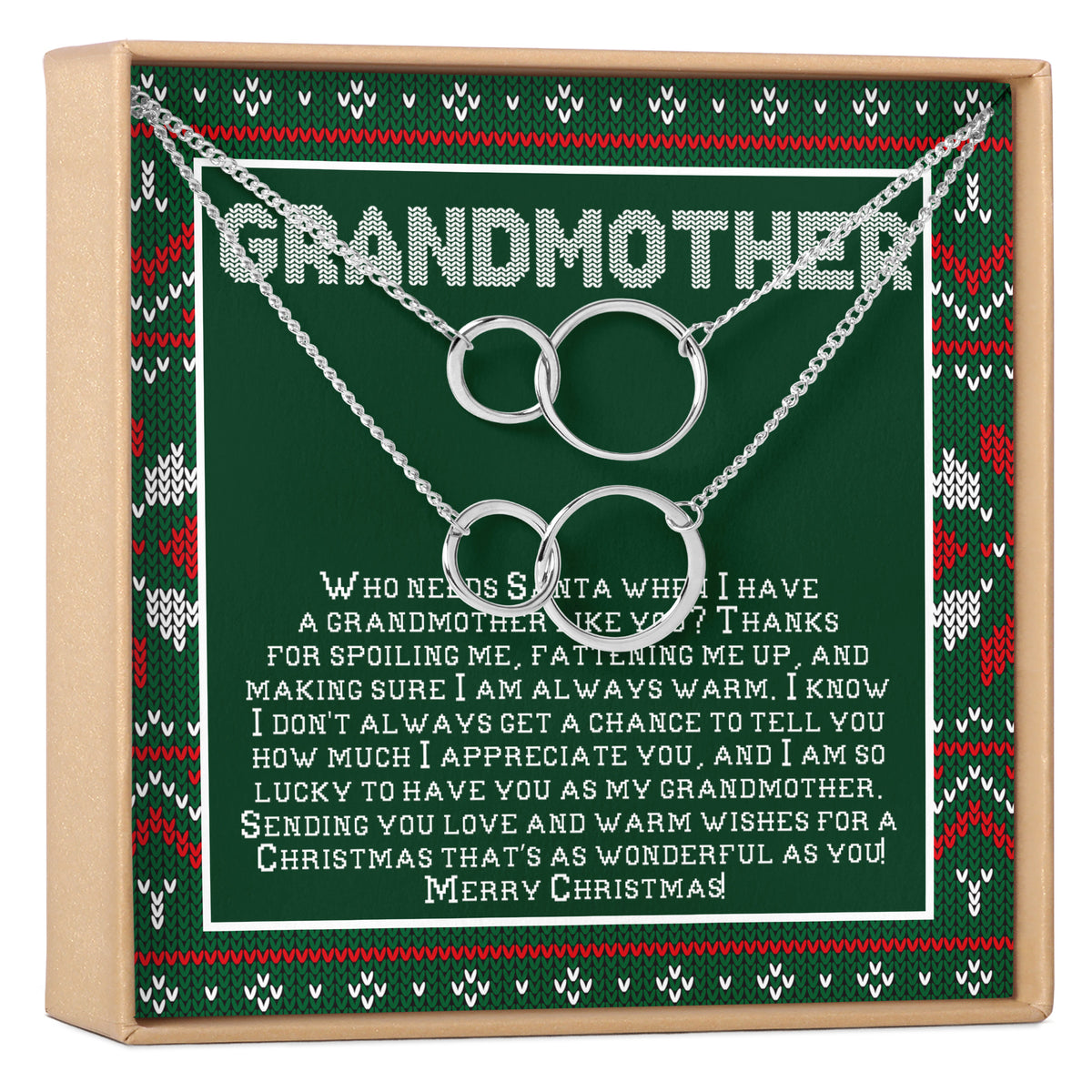 Christmas Gift for Grandmother: Present, Necklace, Jewelry, Xmas Holiday Gift, Grandma, Nana, Mimi, Gift for Grandma, Multiple Necklace Styles