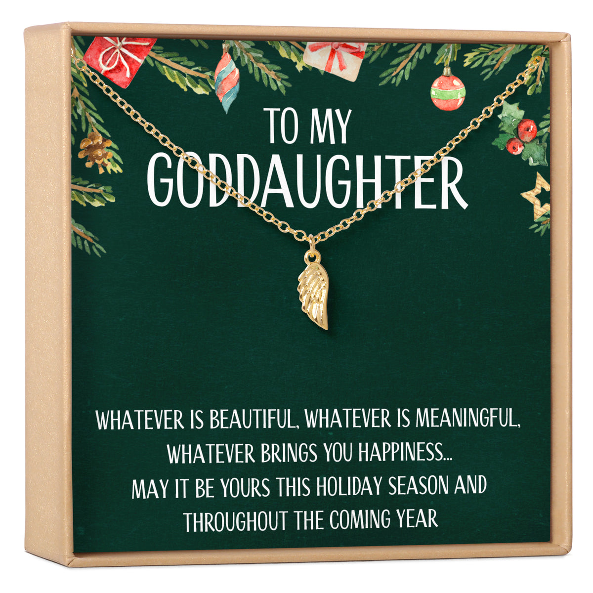 Christmas Gift for Goddaughter Necklace, Multiple Styles