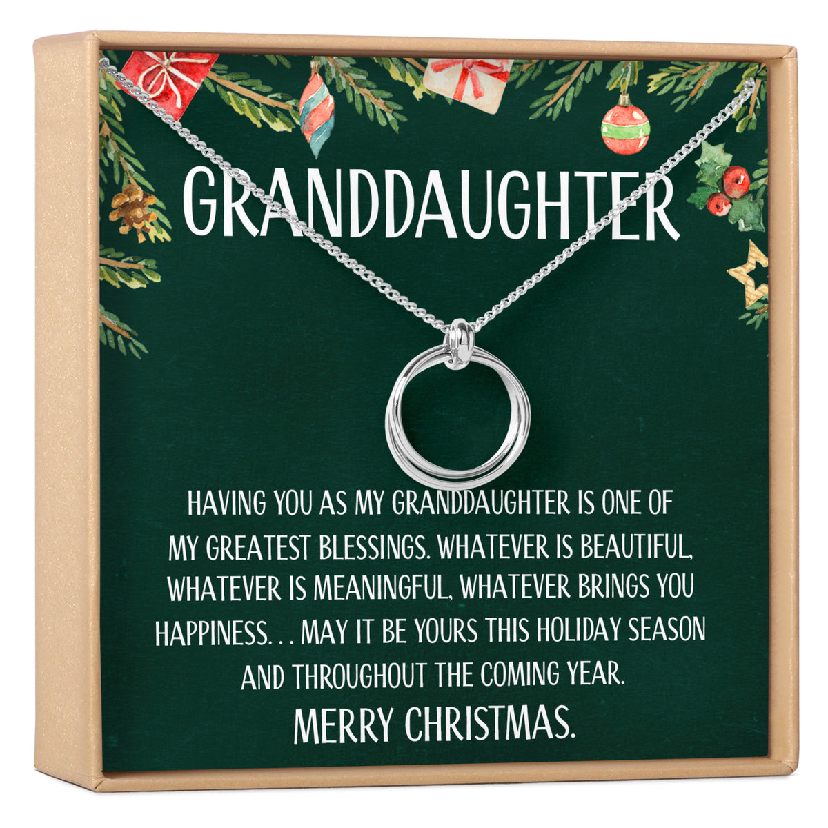 Christmas Gift for Granddaughter Necklace, Multiple Styles - Dear Ava