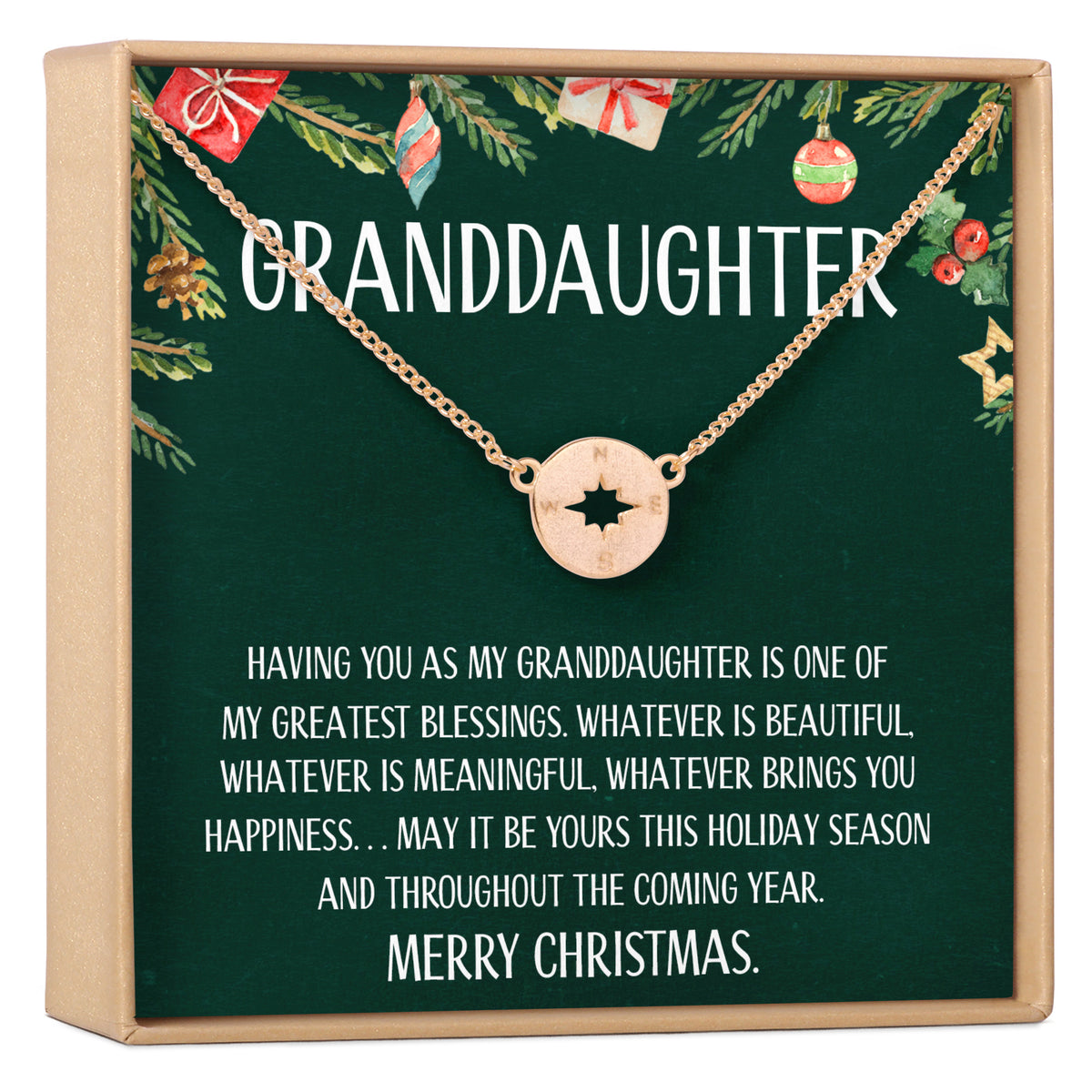 Christmas Gift for Granddaughter Necklace, Multiple Styles