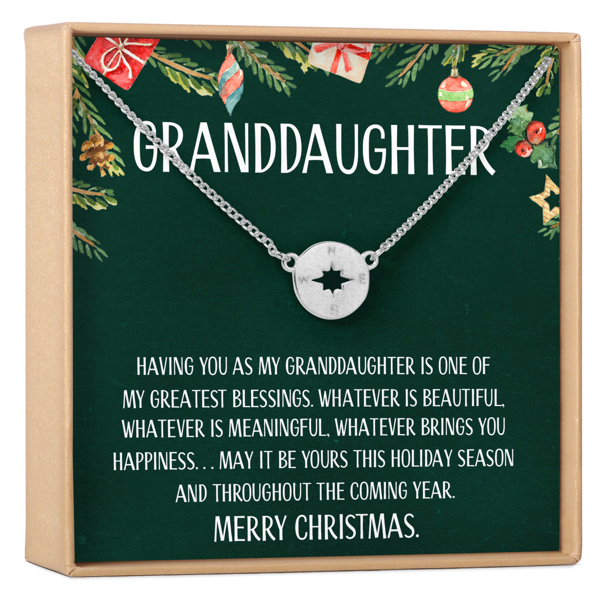 Christmas Gift for Granddaughter Necklace, Multiple Styles