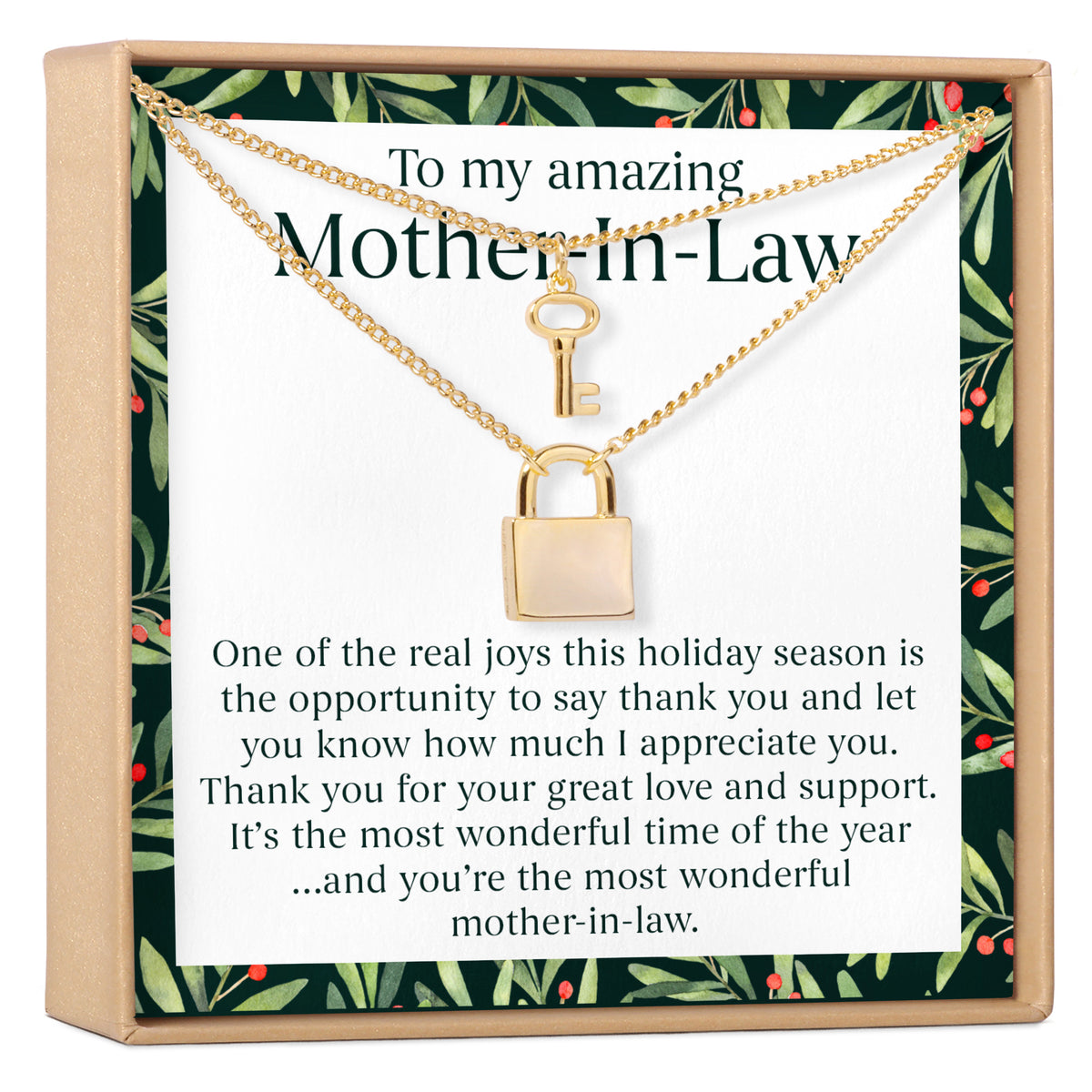Christmas Gift for Mother in Law Necklace, Multiple Styles