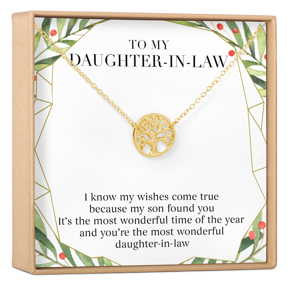 Christmas Gift for Daughter in Law Necklace, Multiple Styles