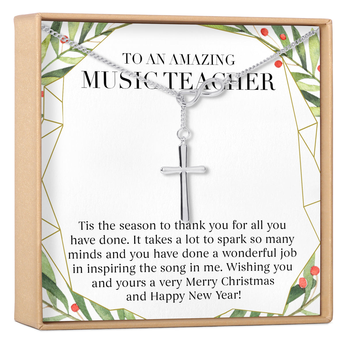 Christmas Gift for Music Teacher Necklace, Multiple Styles