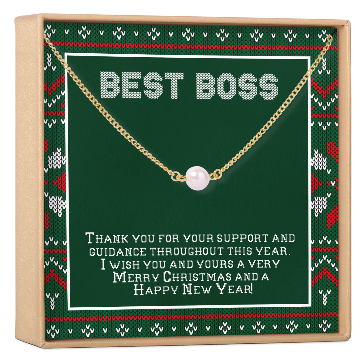 Christmas Gift for Boss Pearl Necklace