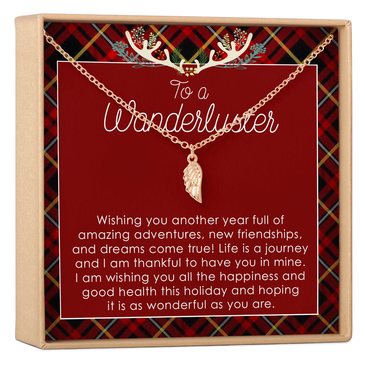 Christmas Gift for Travelers Necklace, Multiple Styles