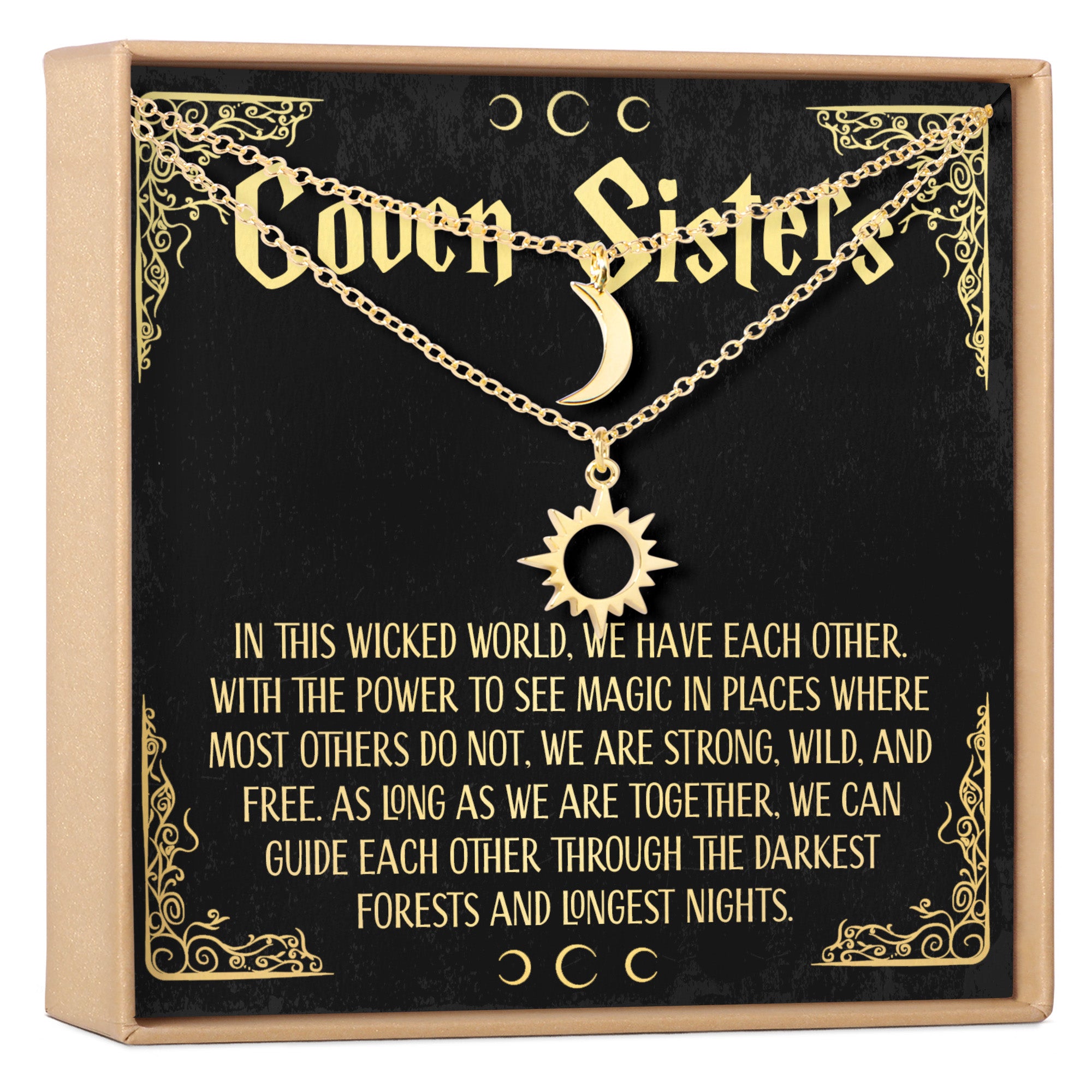 Coven shop sisters necklace