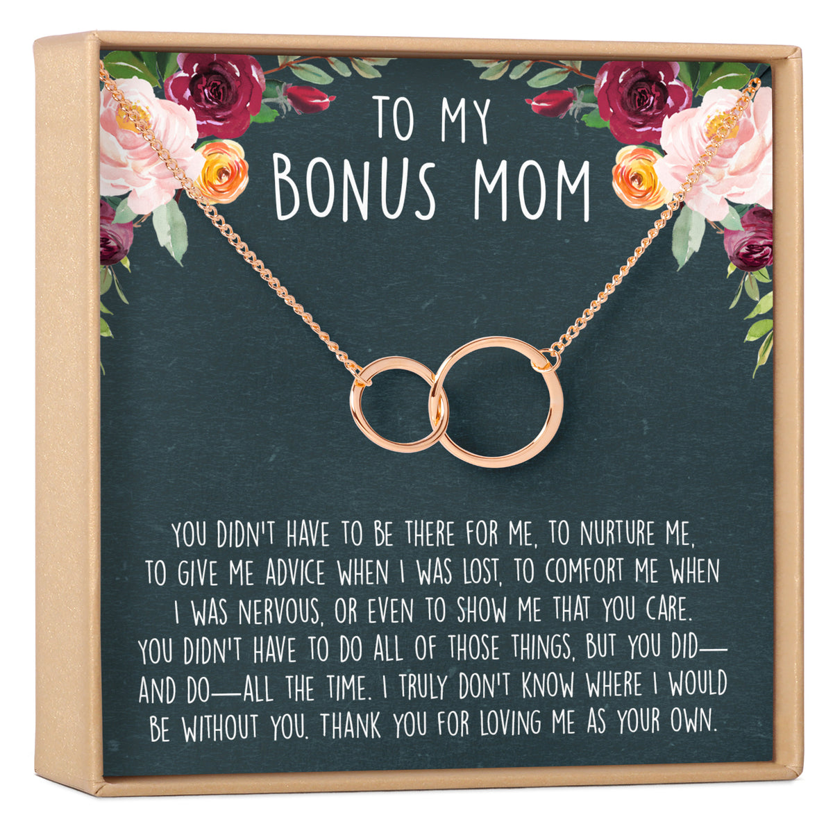 Bonus Mom Double Circles Necklace