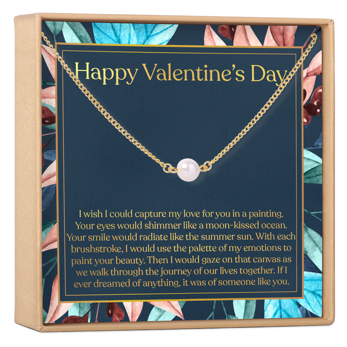 Valentine&#39;s Day Pearl Necklace