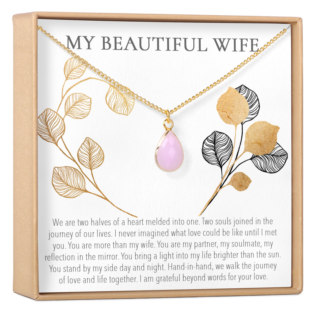 Wife Gemstone Necklace