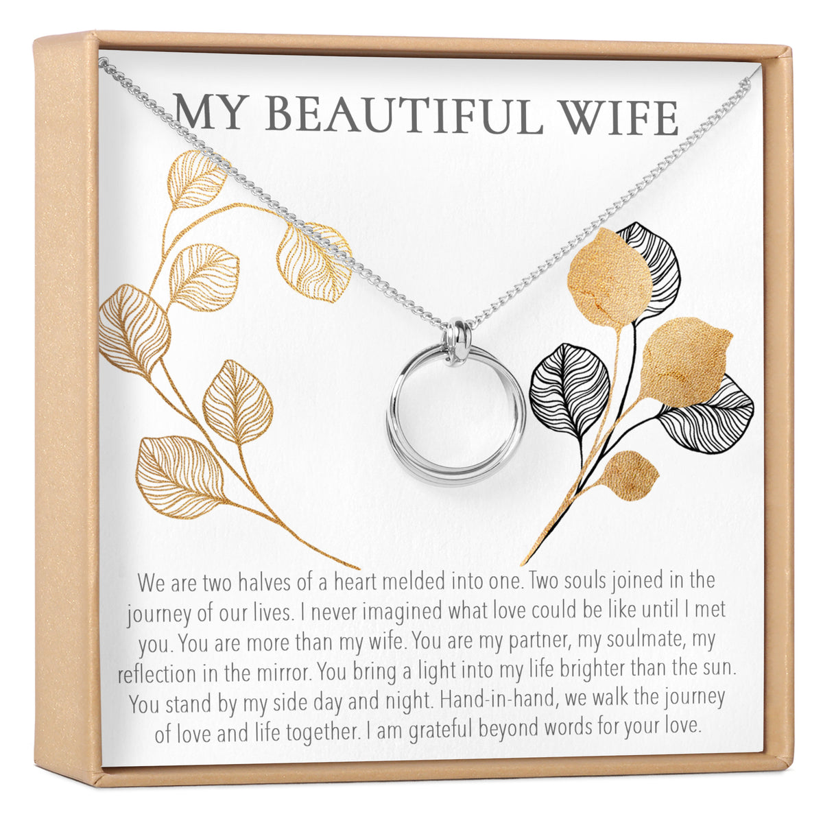 Wife Linked Circles Necklace