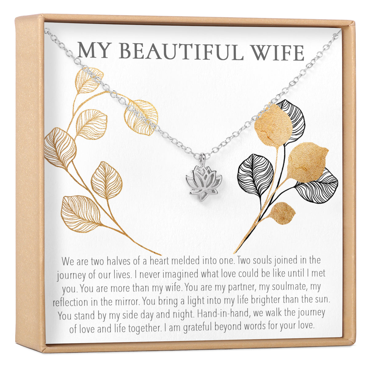 Wife Lotus Necklace