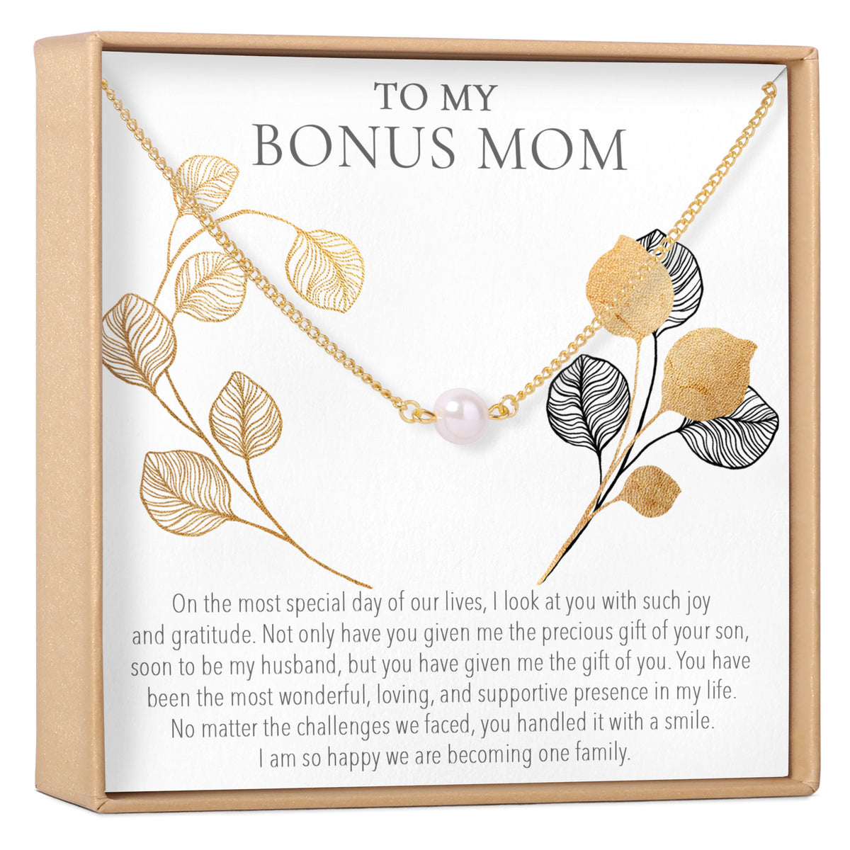 Bonus Mom Pearl Necklace
