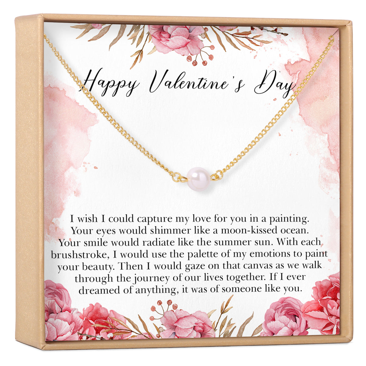 Valentine&#39;s Day Pearl Necklace