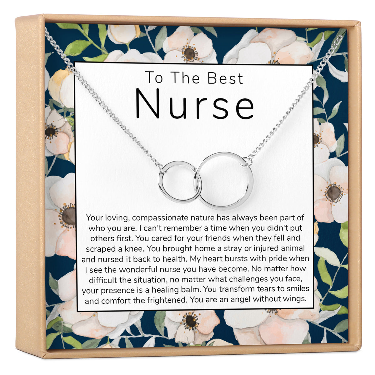 Nurse Double Circles Necklace
