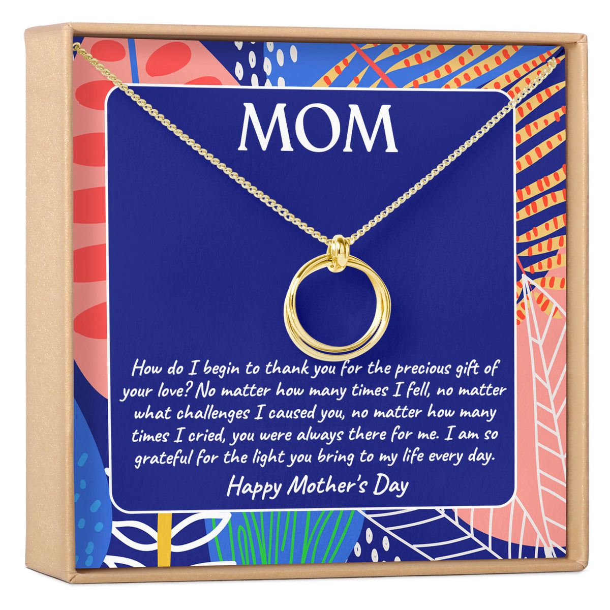 Mother&#39;s Day Linked Circles Necklace