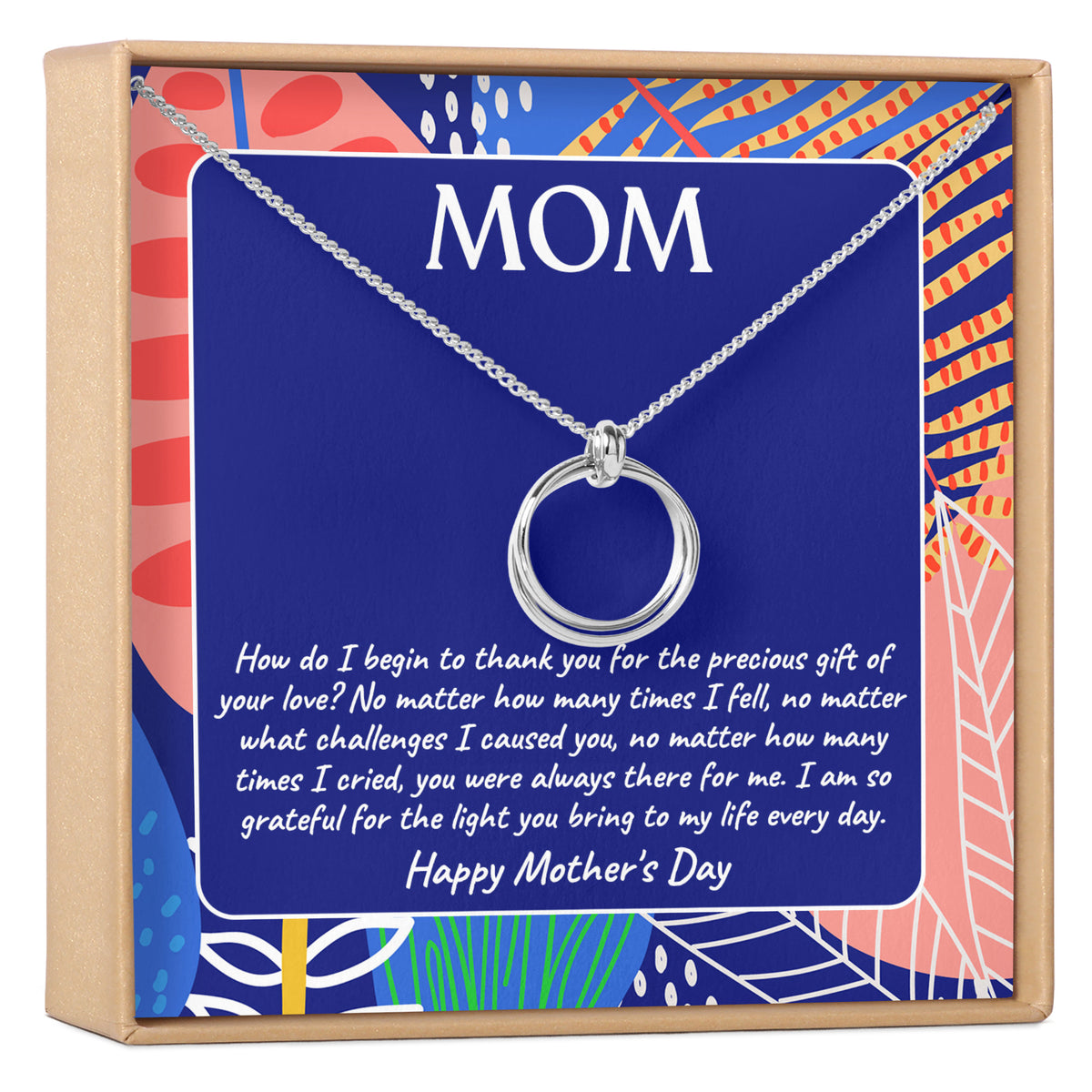 Mother&#39;s Day Linked Circles Necklace