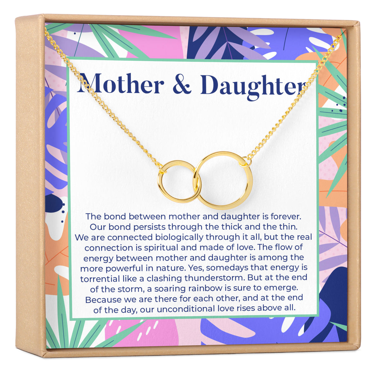 Daughter-In-Law Gift Necklace: Wedding Gift, Jewelry From Mother-In Law,  Gift for Bride, Stacked Circles - Dear Ava
