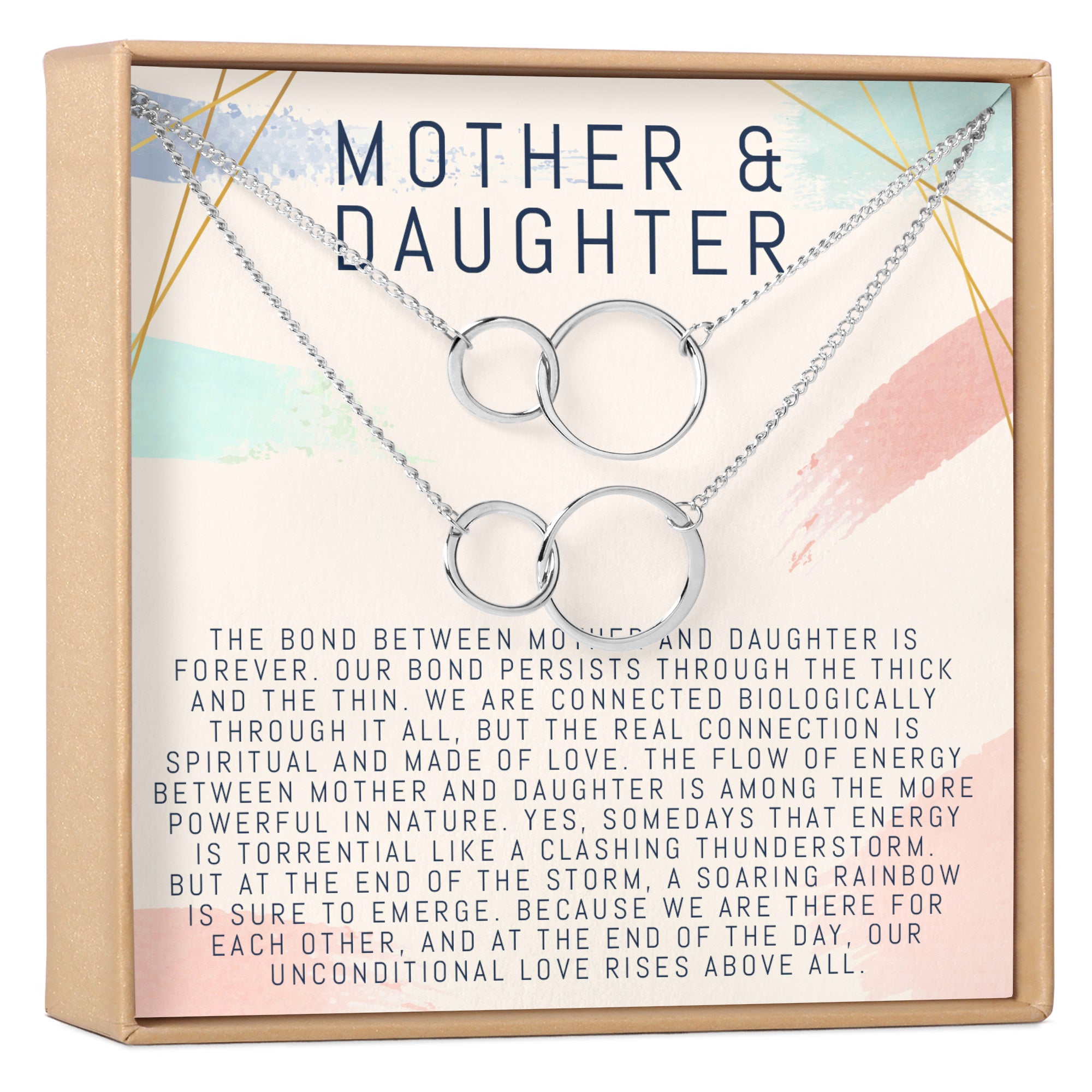 Mother daughter bond store necklace