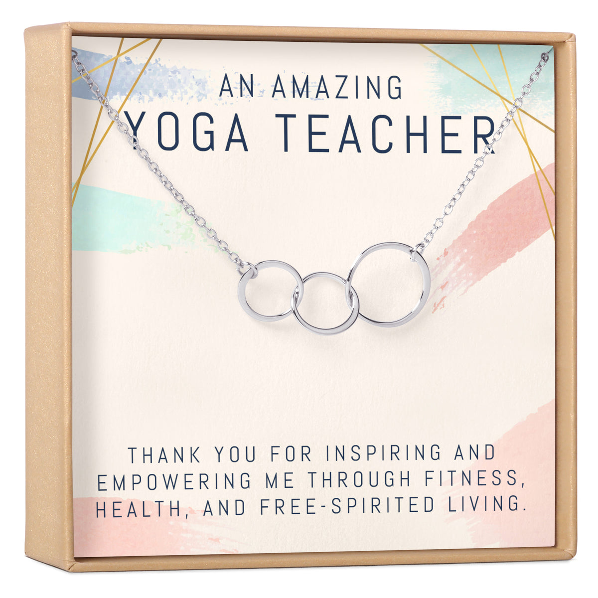 Yoga Teacher Necklace, Multiple Styles Jewelry