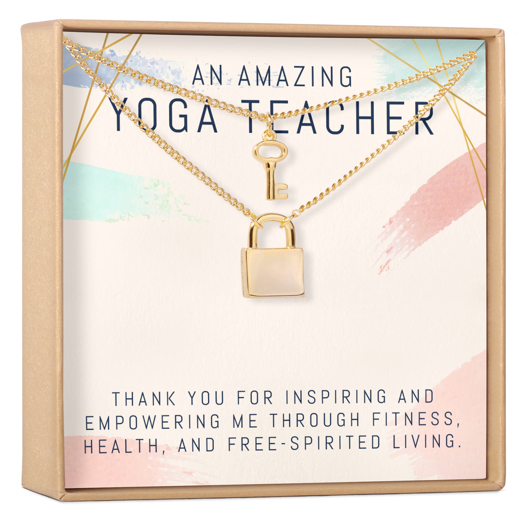 Gift for Yoga Teacher: Jewelry Present for Mindfulness Mentor