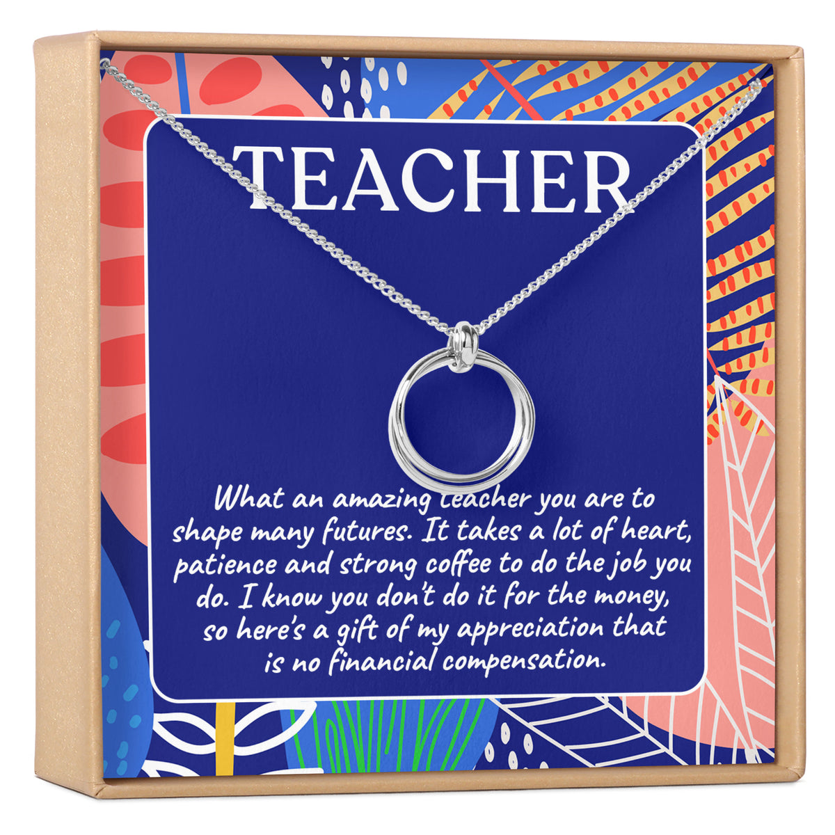 Funny Teacher Necklace, Multiple Styles Jewelry