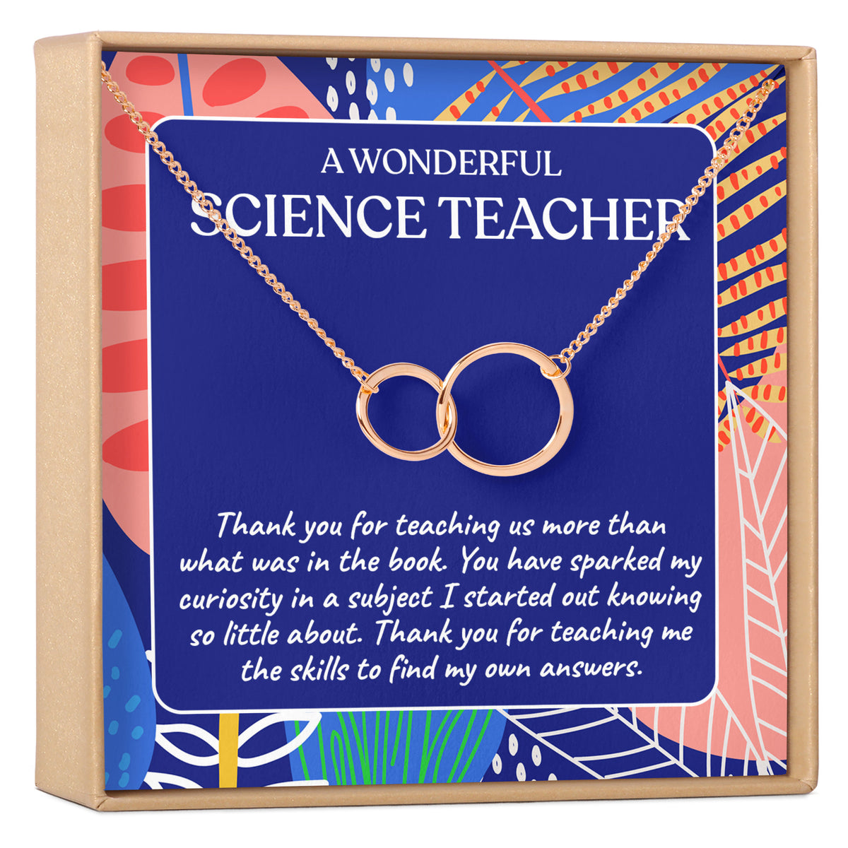 Science Teacher Necklace, Multiple Styles Jewelry