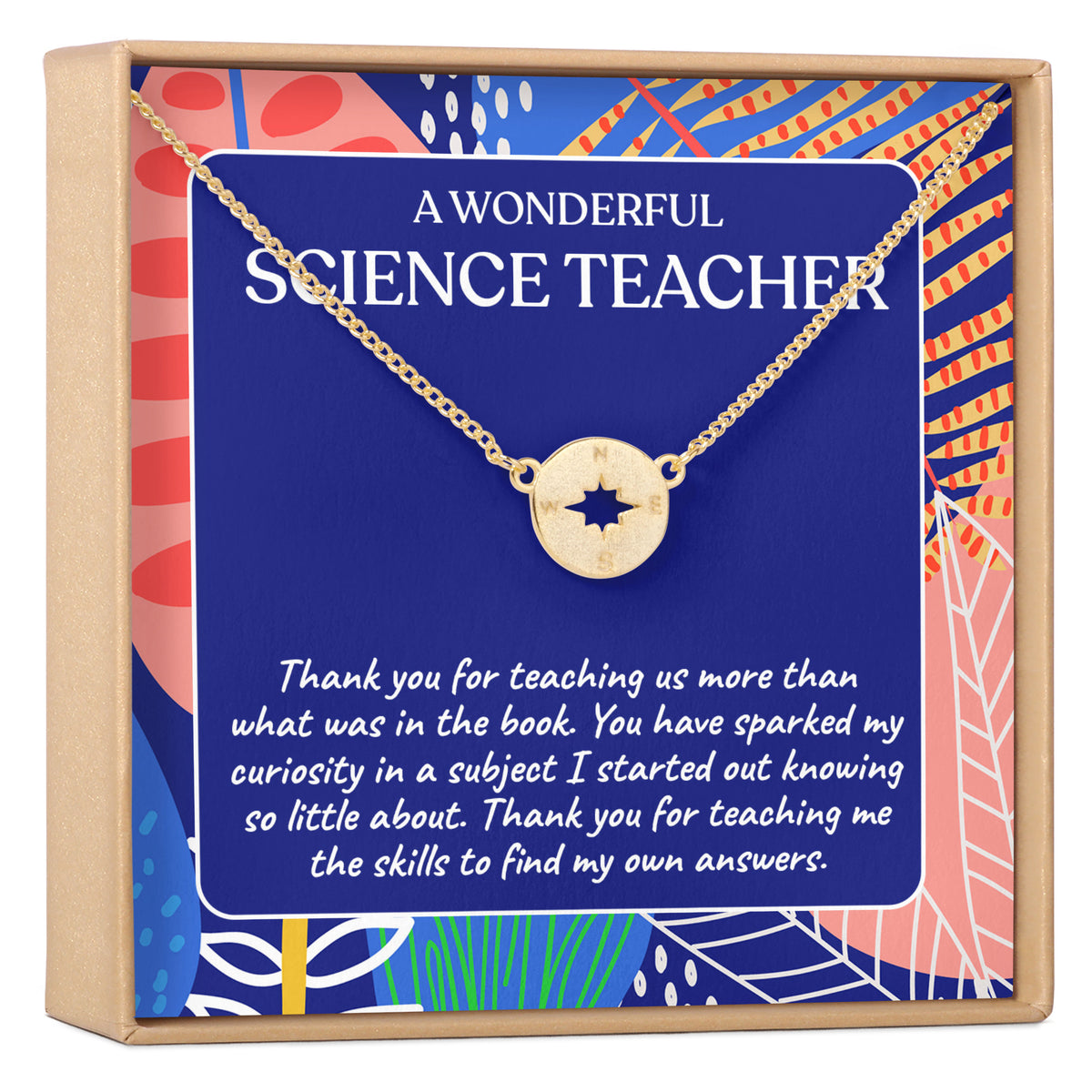 Science Teacher Necklace, Multiple Styles Jewelry