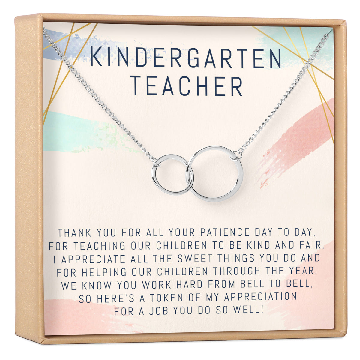 Kindergarten Teacher Necklace, Multiple Styles Jewelry