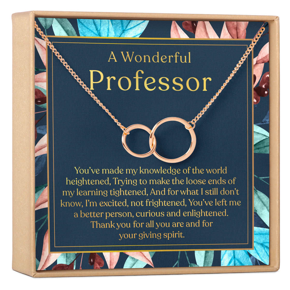 Professor Necklace, Multiple Styles Jewelry