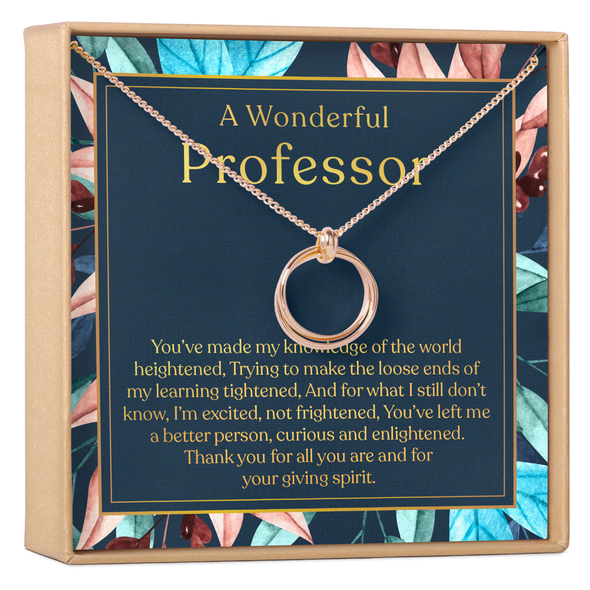 Professor Necklace, Multiple Styles Jewelry
