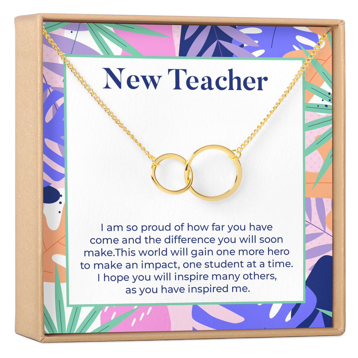 New Teacher Necklace, Multiple Styles Jewelry