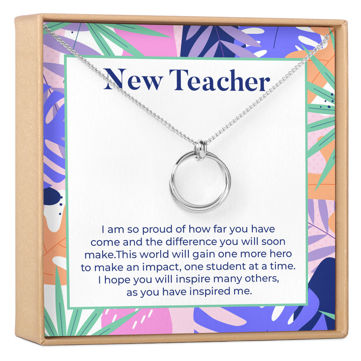 New Teacher Necklace, Multiple Styles Jewelry