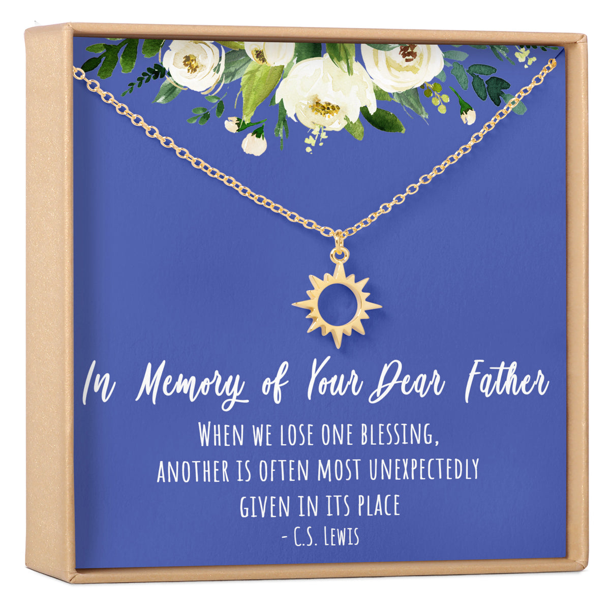 Loss of Father Necklace, Multiple Styles Necklace