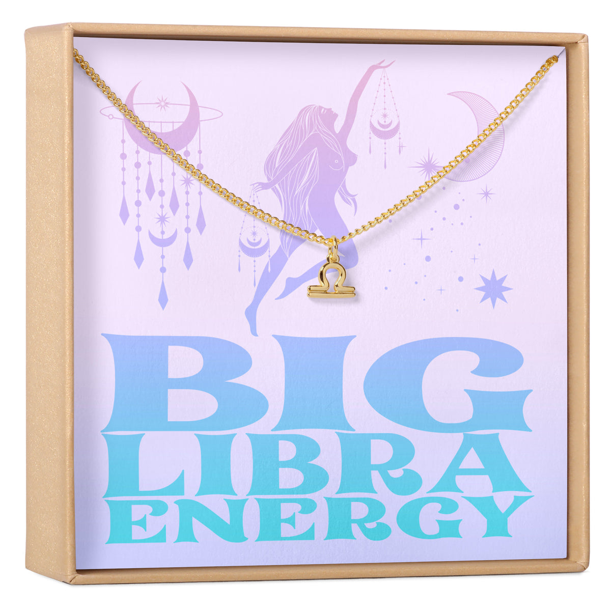 Big Libra Energy Zodiac Necklace