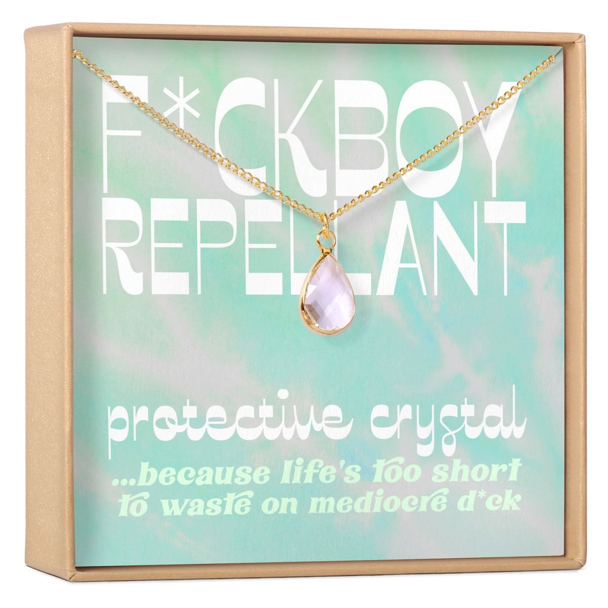 Fuckboy Repellant Gemstone Necklace