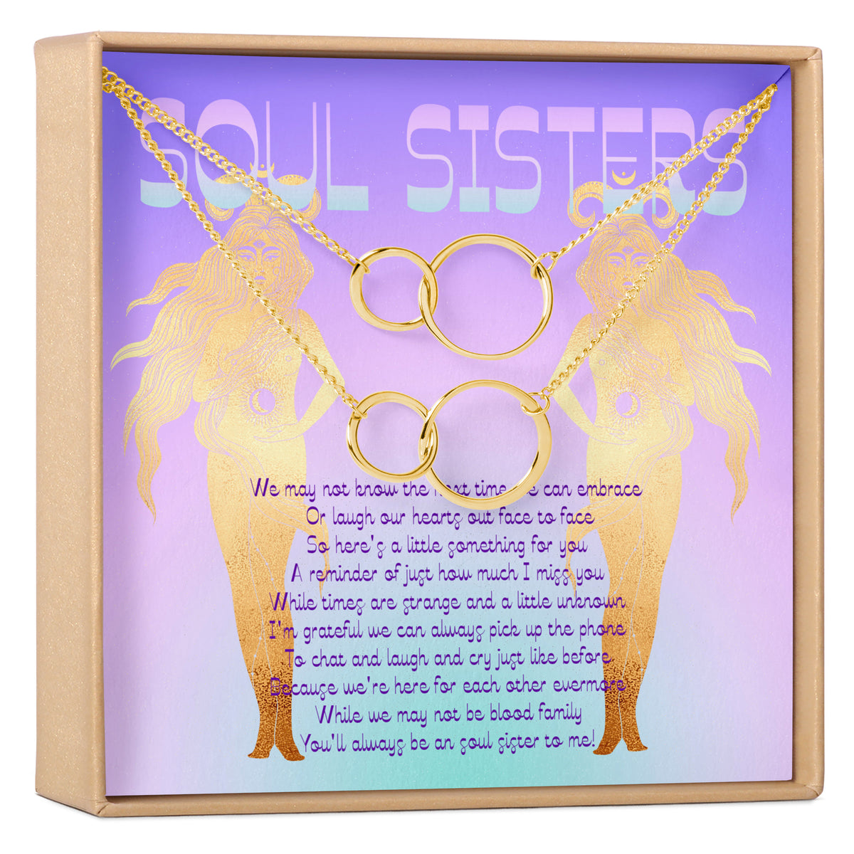 Soul Sisters Double Circles Necklace Set