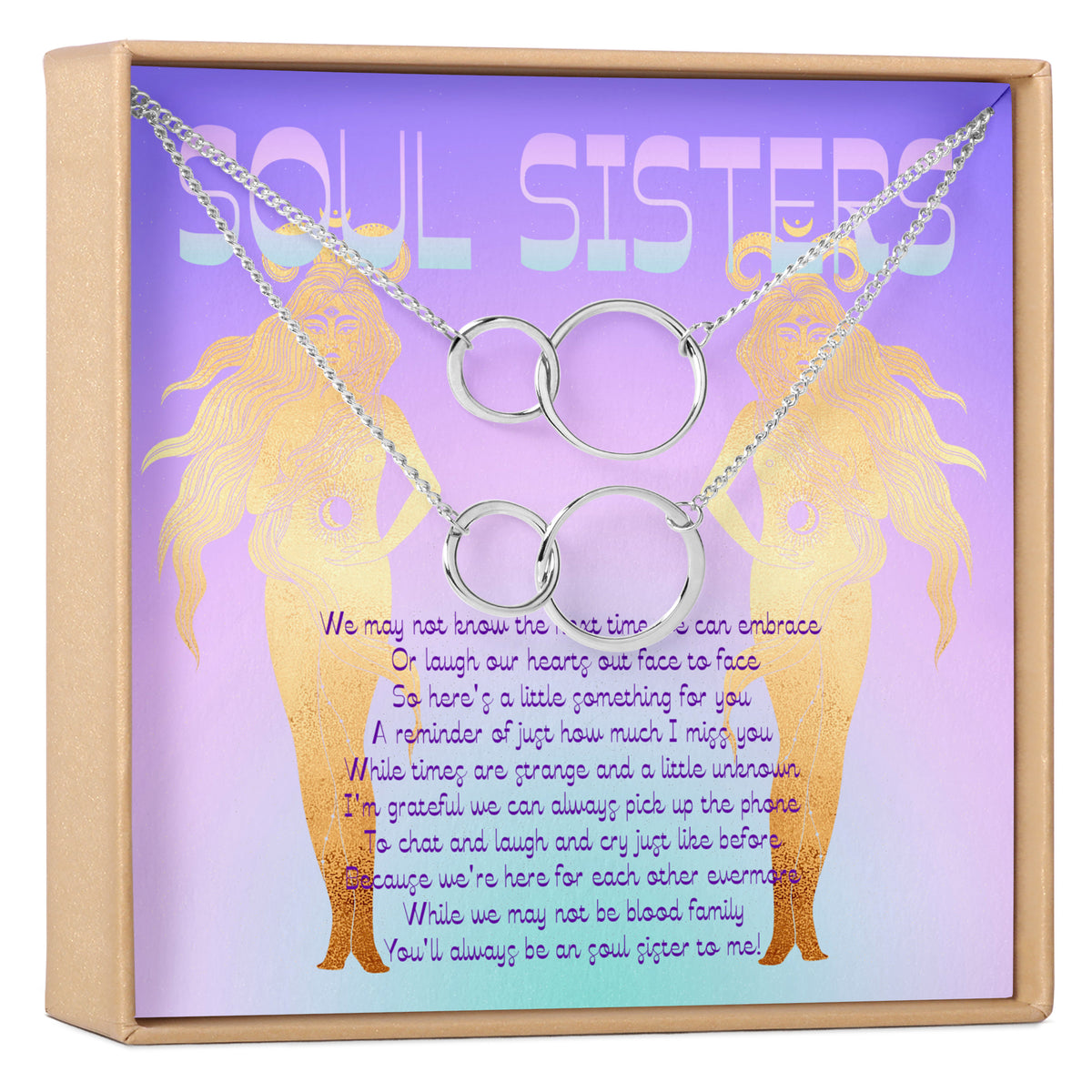 Soul Sisters Double Circles Necklace Set