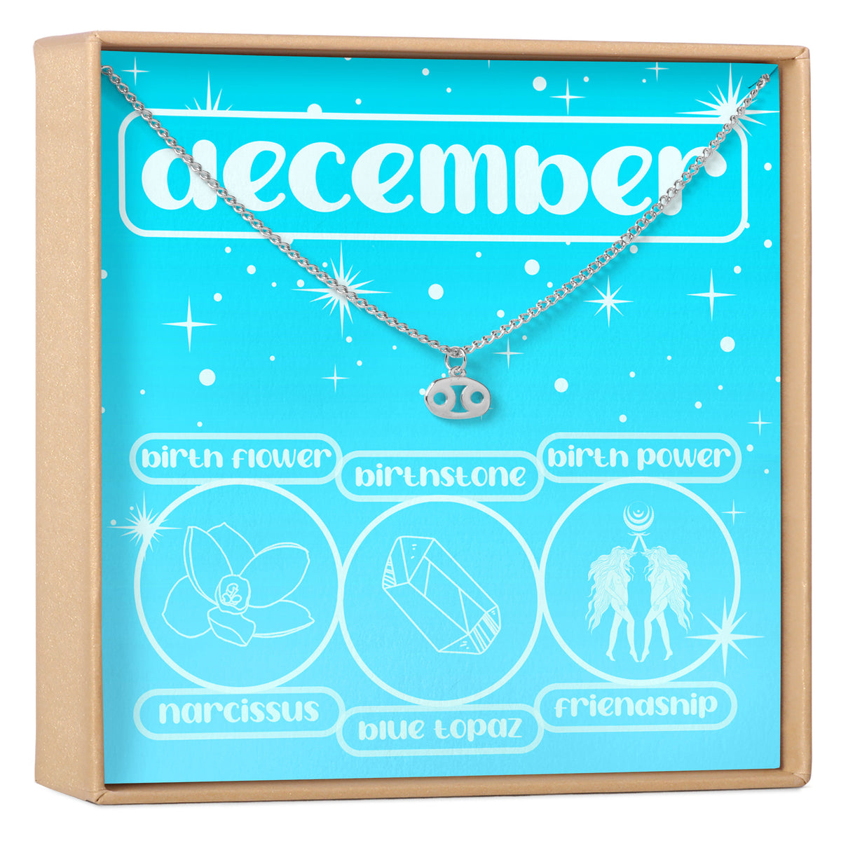 December Birthday Necklace, Multiple Styles Necklace