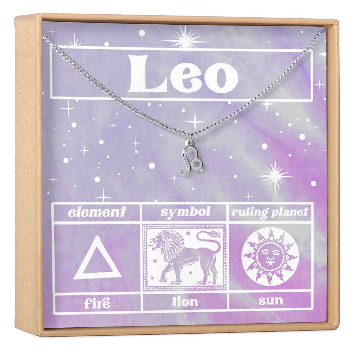 Celestial Leo Zodiac Necklace