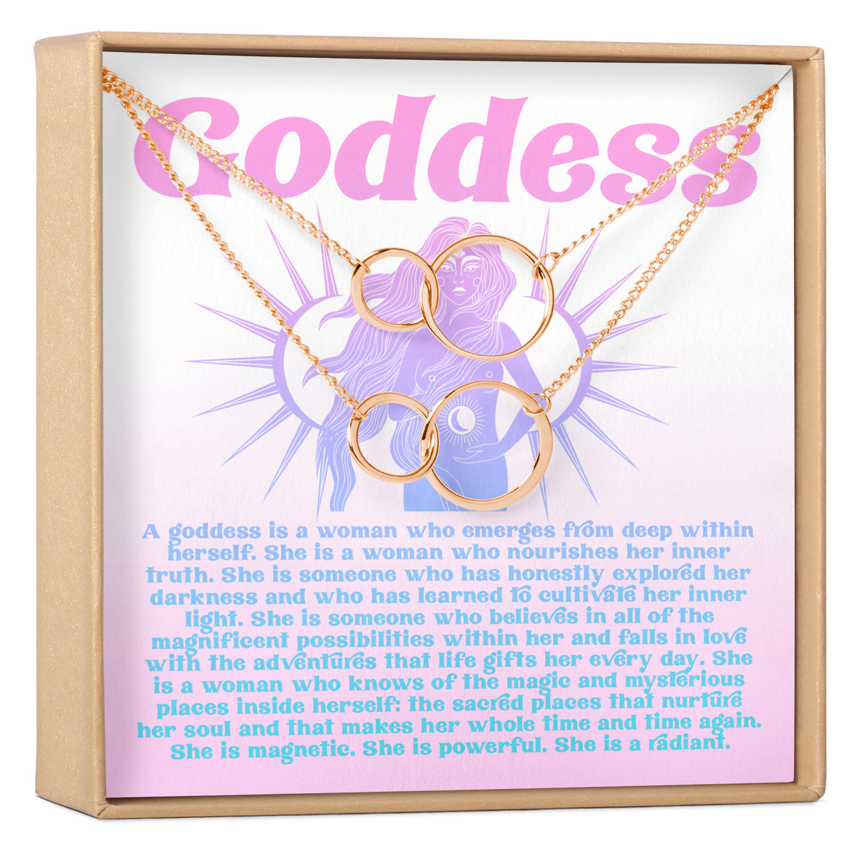 Goddess Necklace, Multiple Styles Necklace