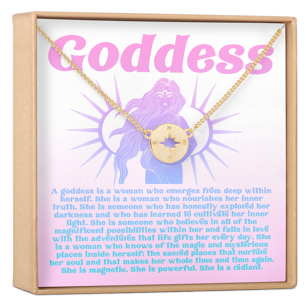 Goddess Necklace, Multiple Styles Necklace