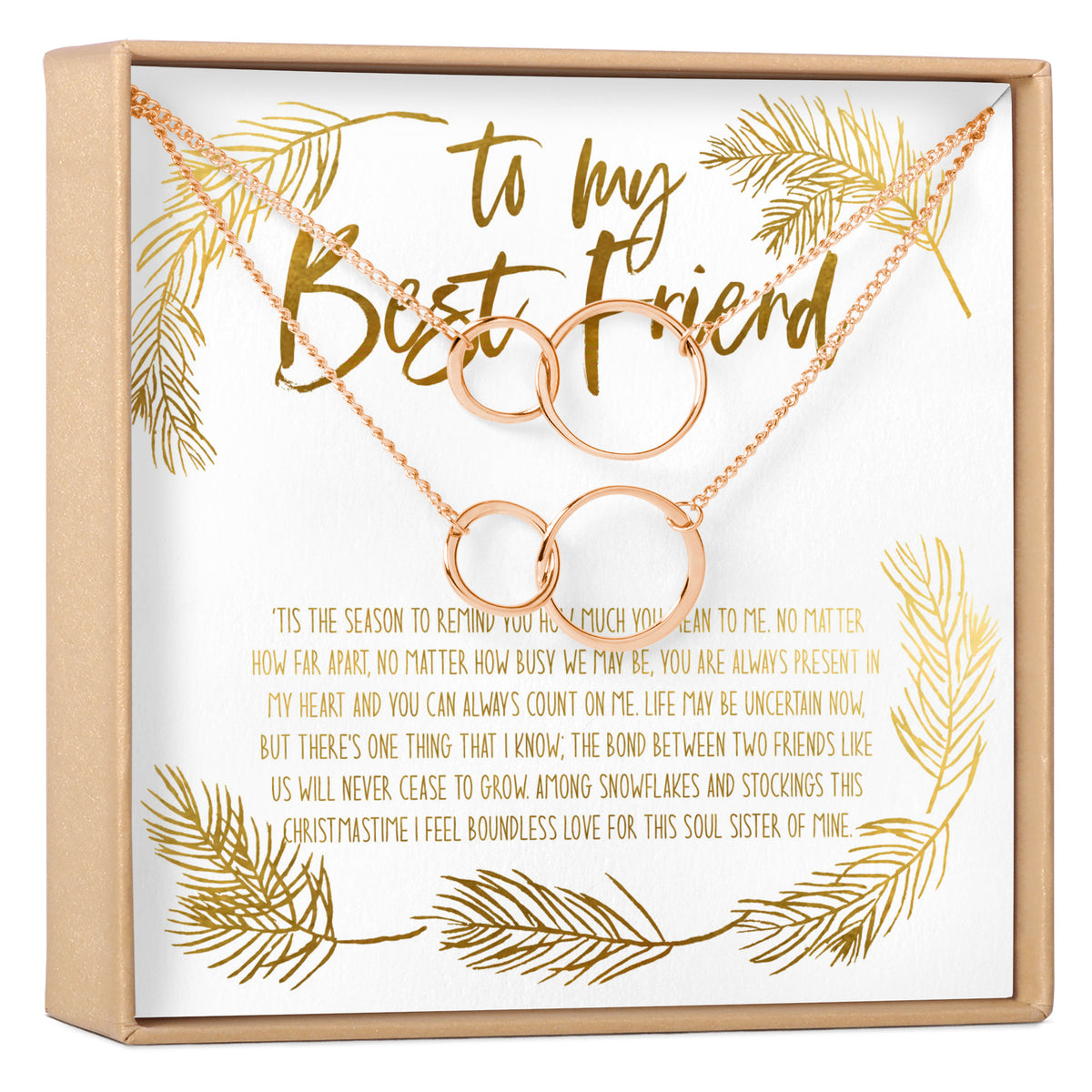 Christmas Gift for Best Friend Necklace, Multiple Styles