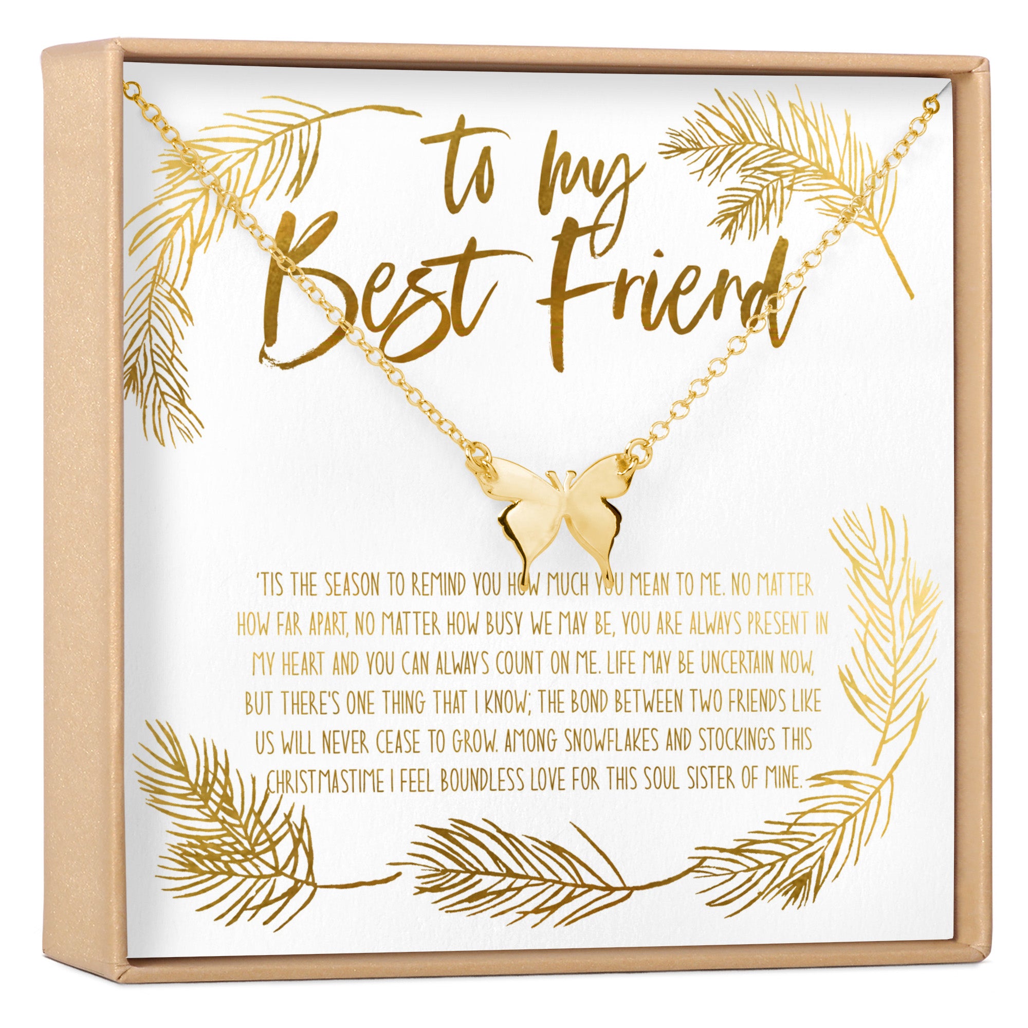 Christmas Gift for Best Friend: Present, BFF Necklace, Best Friend Gift  Jewelry, Friends Forever, Xmas Gift, Holiday Gift, Gift Idea, Multiple  Styles - Dear Ava