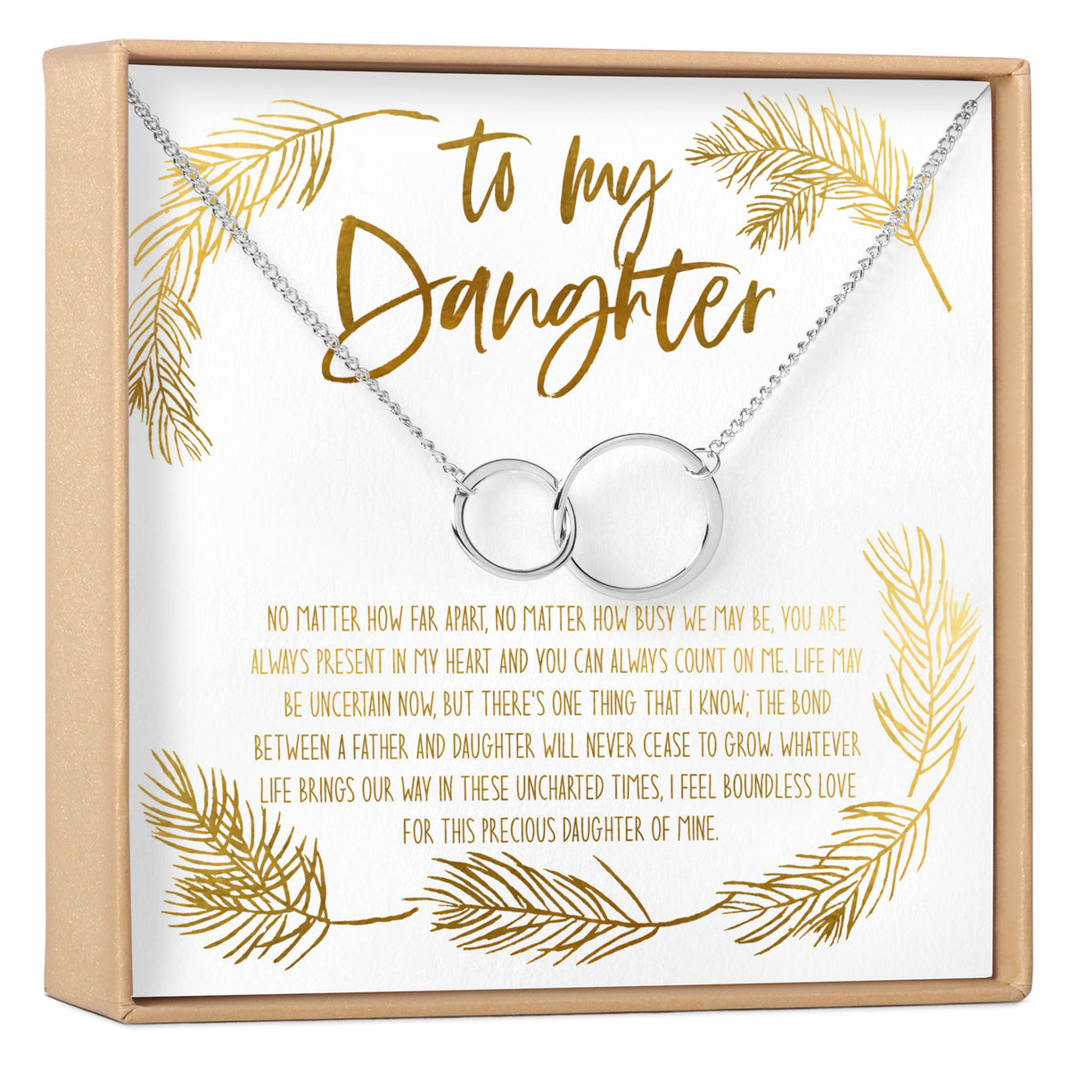 Father &amp; Daughter Necklace, Multiple Styles