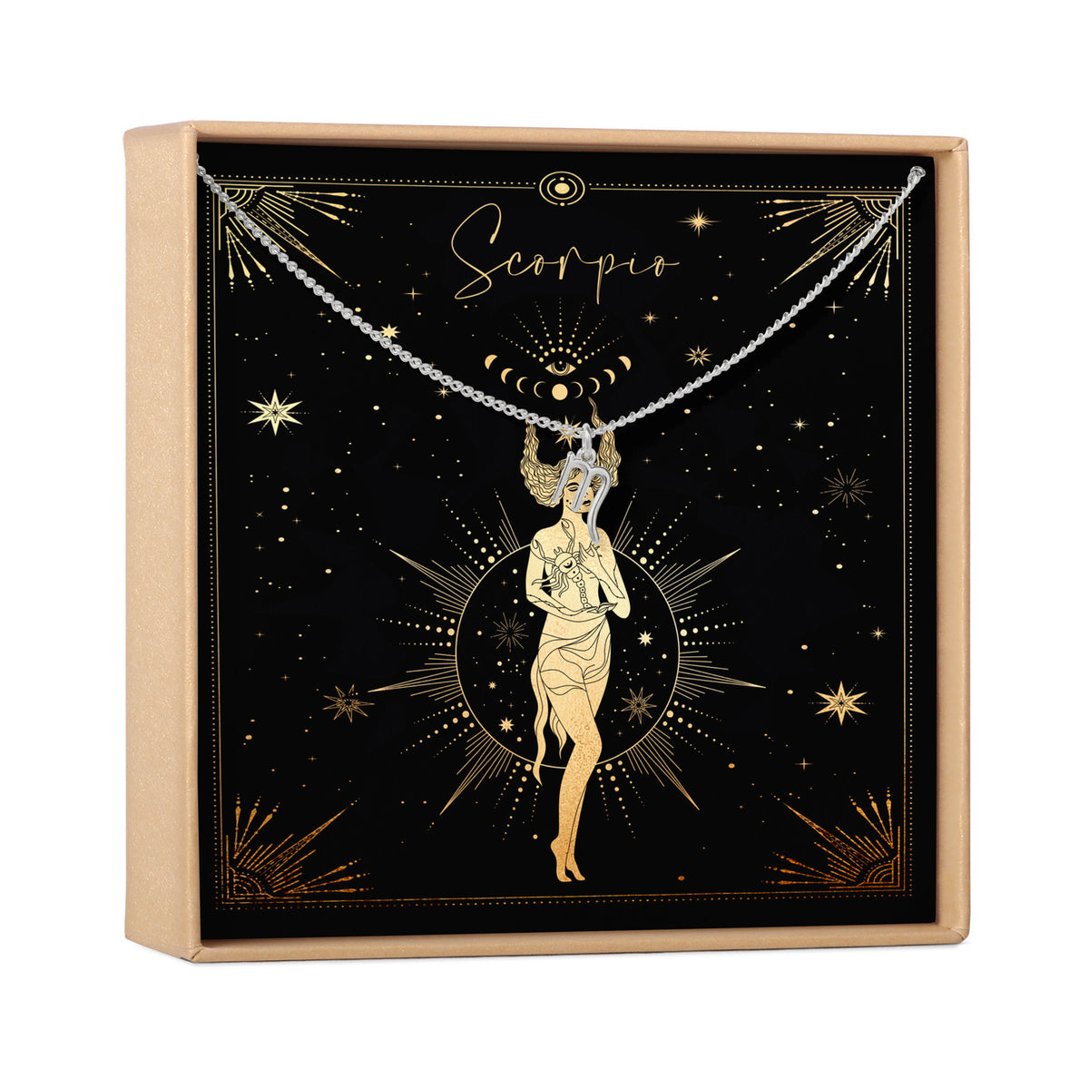 Scorpio Zodiac Deity Necklace