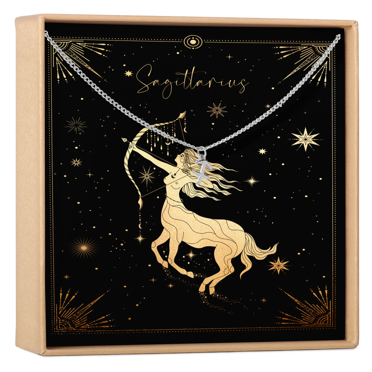 Sagittarius Zodiac Deity Necklace